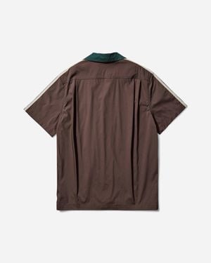 adidas Clot By Edison Chen Bowling Shirt Night Dark - Brown