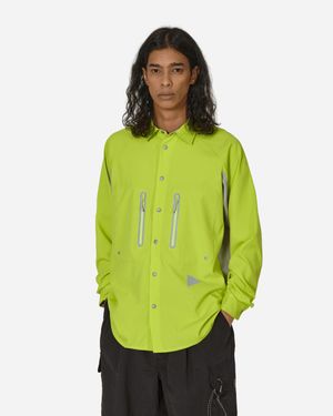 and wander Tech Longsleeve Shirt - Green