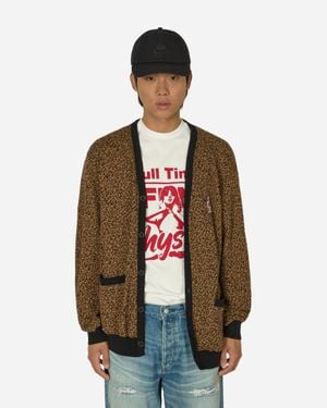 Hysteric Glamour Leopard Vixen Girl Cardigan - Natural