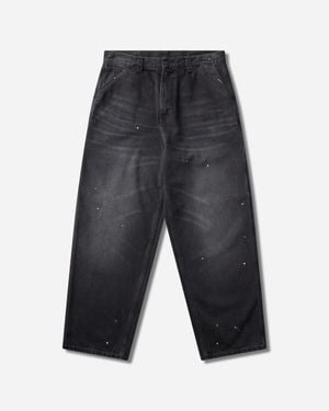 Carhartt Og Single Knee Trousers (Destroy Wash) - Grey