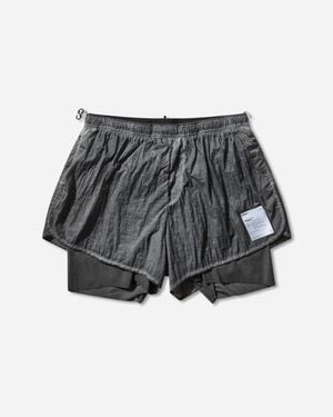 Satisfy S Rippy 3In Trail Shorts Aged - Grey