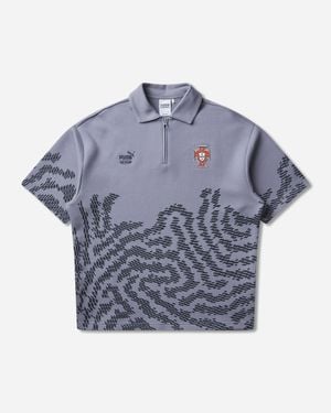 PUMA Men S Portugal X Salehe Bembury King Relaxed Polo Sky - Blue
