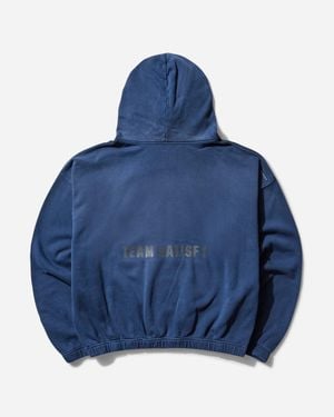 Satisfy Men S Softcell Hoodie Sun Bleached Indigo - Blue