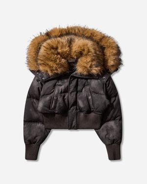 Guess Women S Puffer Jacket Jet - Black