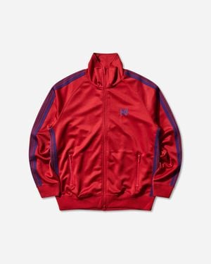Needles Men S Poly Smooth Track Jacket - Red