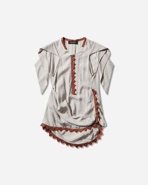 Kiko Kostadinov S Weathervane Top Abalone - White