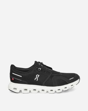 On Shoes Cloud 6 Trainers / White - Black