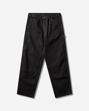 Hysteric Glamour Men S Double Knee Denim Trousers Black