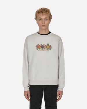 Martine Rose Classic Embroidered Crewneck Sweatshirt - White