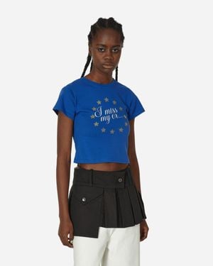 Nii HAI I Miss Eu Baby Tee - Blue