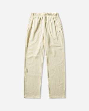Nike S Nocta Open Hem Fleece Pants Alabaster - White