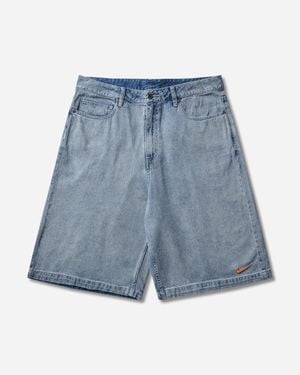 Nike S Your Message Here Denim Shorts Denim - Blue