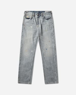 Evisu Men S Daicock Printed Jeans Indigo - Gray