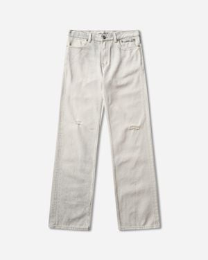 Our Legacy S Wata Cut Jeans Digital Coffe Print - White