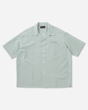 Visvim S Crosby Shortsleeve Shirt Light - Blue