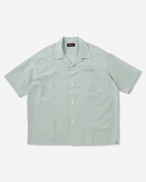 Visvim S Crosby Shortsleeve Shirt Light - Blue