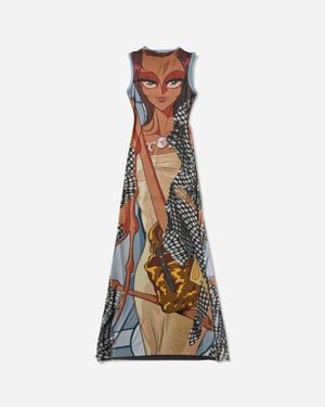 OTTOLINGER Women S Julien Ceccaldi Mesh Maxi Dress - Natural