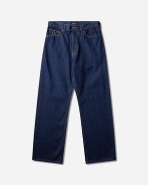 X-Large Men S Window Logo Jeans Indigo - Blue
