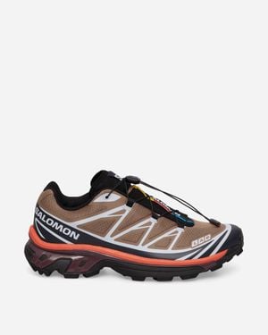 Salomon Xt-6 Trainers Walnut / Maritime Blue / Huckleberry - Brown