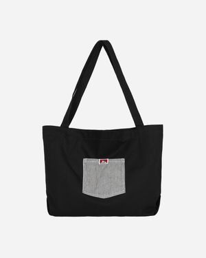 Ben Davis Work Clothes Canvas Tote Bag - Black