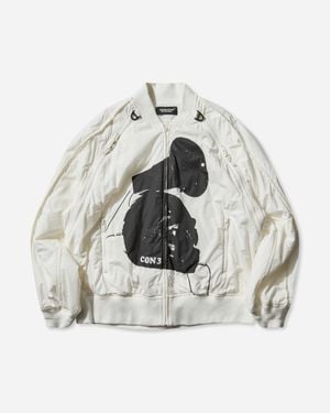 Undercover Men S Conrad Schnitzler Cotton Bomber Jacket Off - White