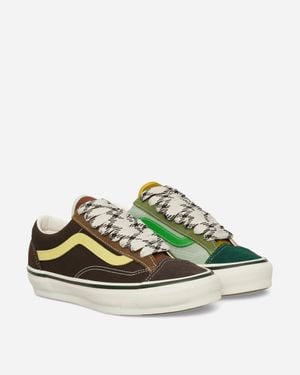Vans Premium Old Skool 36 Trainers Colour Block - Green