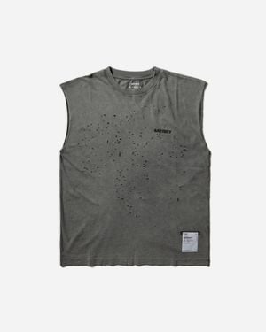 Satisfy Men S Mothtech Muscle Tee Faded - Grey