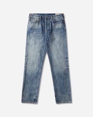 Evisu S Multi-Pocket Patched Daicock Jeans Mid Tone - Blue