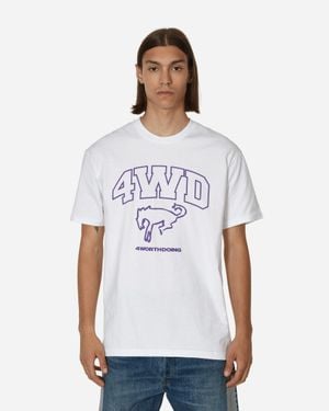 4 Worth Doing Horse Mascot T-Shirt - White