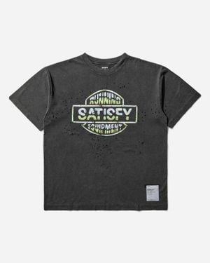 Satisfy Slam Jam Authorized Dealer Mothtech T-Shirt Aged - Black
