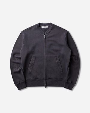 Our Legacy S Rift Zip Sweatshirt Relic Plum - Blue