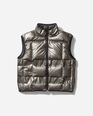 DingYun Zhang Men S Puffer Astro Vest Silver - Grey