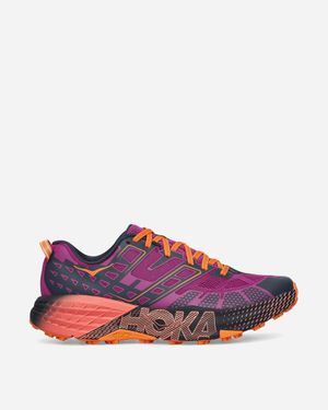 Hoka One One Speedgoat 2 Trainers Wild Flower / Electric Tangerine - Purple