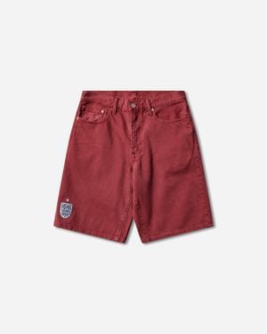 Levi's S England Football 478 Baggy Shorts - Red