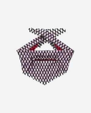 Kiko Kostadinov Women S Armantrout Pearl Necklace Pink Stripe / Red Pearl - White