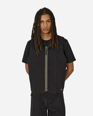 Pas Normal Studios Off-Race Cotton Twill Vest - Black