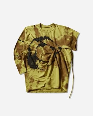 OTTOLINGER Shifted Sleeve Top Tie Dye - Green