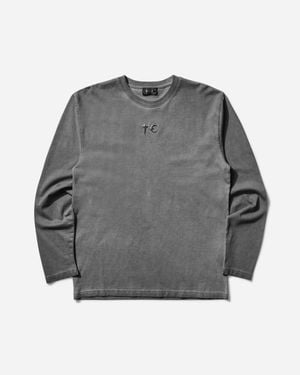 THUG CLUB Men S Tc Basic Longsleeve T-shirt - Gray