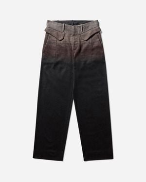 _J.L - A.L_ Men S Terr Trousers Umber Fade - White