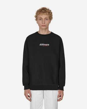 Alltimers Mini Estate Embroidered Crewneck Sweatshirt - Black