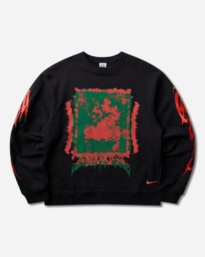 Nike Your Message Here Fleece Crewneck Sweatshirt - Black