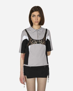 Toile Studios Plug Lace Polo - White