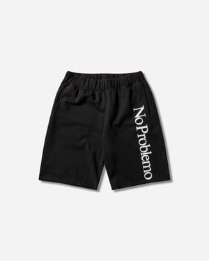 No Problemo Logo Sweatshorts - Black
