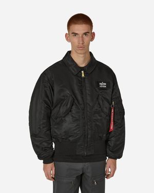 Iuter Alpha Industries Cwu45 Bomber Jacket - Black