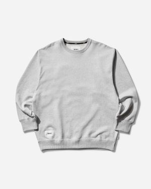 wtaps 25ss academy sweater ash gray L 新品 WTAPS Academy / Sweater / Cotton Ash Gray | HAVEN