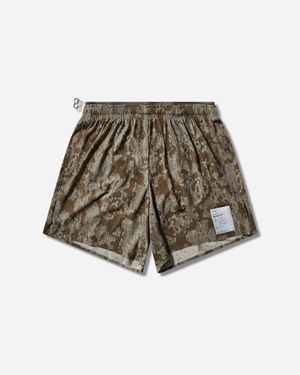 Satisfy Men S Space‐o 5 Shorts Camo - White