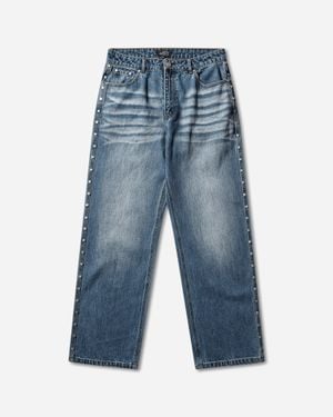 AFB Street Straight Trousers Indigo - Blue