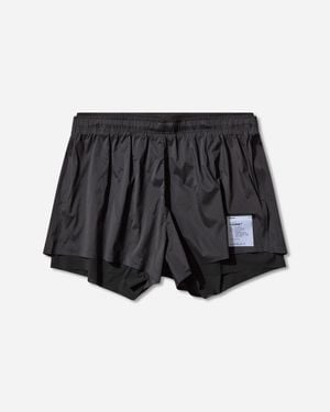 Satisfy Men S Techsilk 3in Shorts - Black