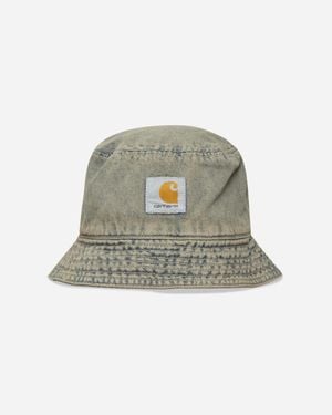 Carhartt Tigan Bucket Hat Blue / Leather (garment Dyed) - Multicolour