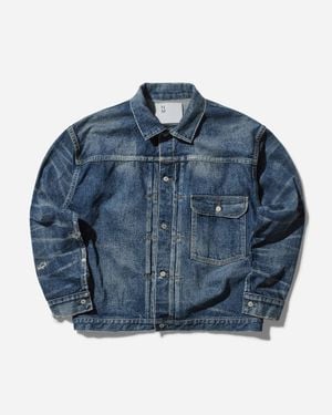 Junya Watanabe S New Manual Selvedge Denim Jacket - Blue